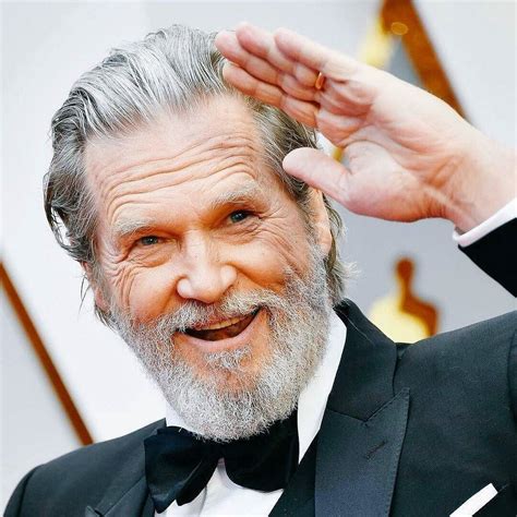 Jeff Bridges Looking Very Dapper At 67 Years Old Dapper Grey