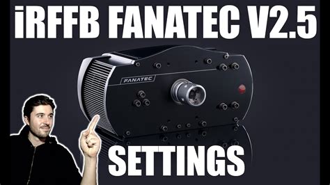 IRFFB Fanatec Clubsport V2 5 Settings IRacing Force Feedback YouTube