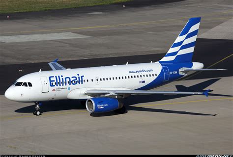 Airbus A319 132 Ellinair Aviation Photo 4423595