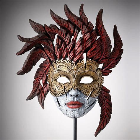 Venetian Carnival Mask Masquerade Edm M Edge Sculpture By Matt Buckley