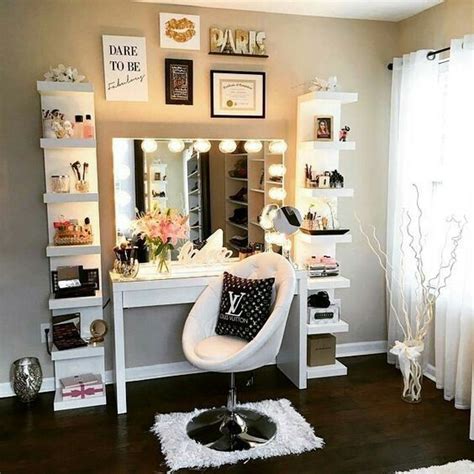 Girls Bedroom Design With Dressing Table