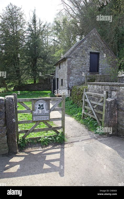 The National Trusts Trust Information Barn Milldale Hi Res Stock