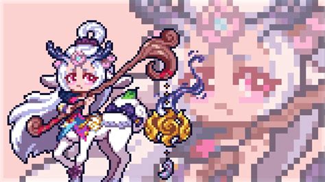 Spirit Blossom Lillia League Of Legends Pixel Art Speedpaint