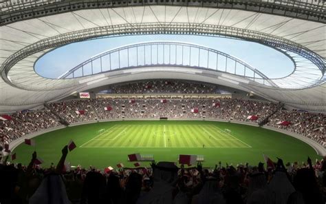 Download wallpapers Khalifa International Stadium, Doha, Qatar
