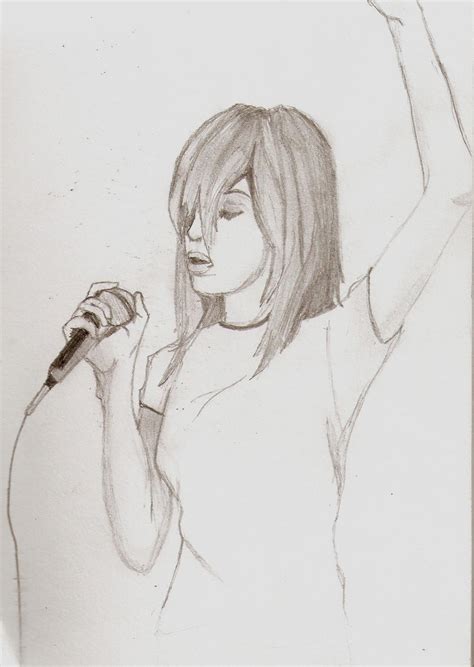 Singing Sketch By Merryweather S On Deviantart