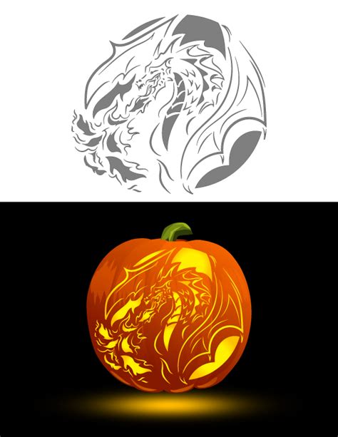 Dragon Pattern By Pumpkin Crazy On Deviantart Pumpkin Carvings Dragon