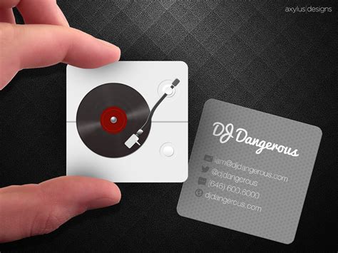 Dj business cards stand out with our wide selection of unique business cards designed specifically for djs. Disc Jockey Business Card - emmamcintyrephotography.com