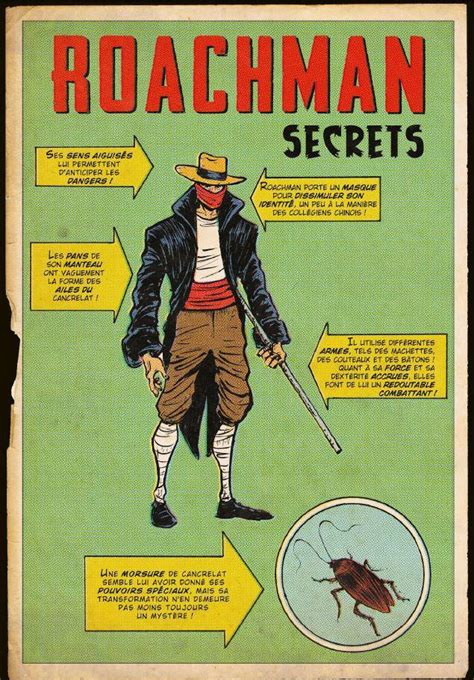 The “roachman” A Pulp Hero Created By Bertrand Wong And Chan Hock Chye