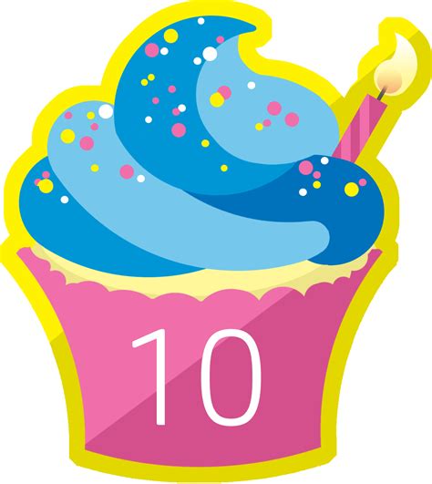 Happy 10th Anniversary Clipart Full Size Clipart 4933774 Pinclipart