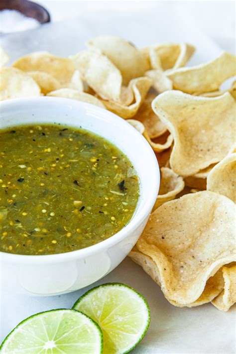 Roasted Tomatillo Salsa The Perfect Add On To Your Favorite Mexican Dish