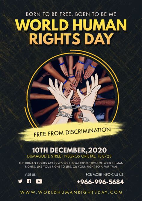 Copy Of Modern Human Rights Day Poster Postermywall