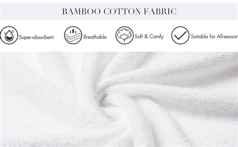 SIORO Women S Towel Wrap Cotton Bamboo Spa Bath Wraps Robe With