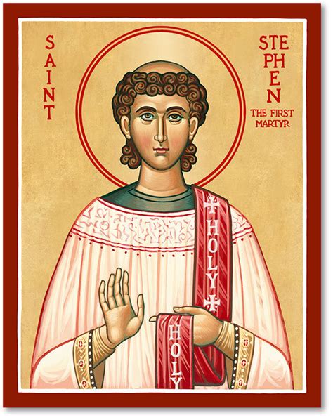 December 26 Saint Stephen Deacon And Martyr — Christ Church Cathedral