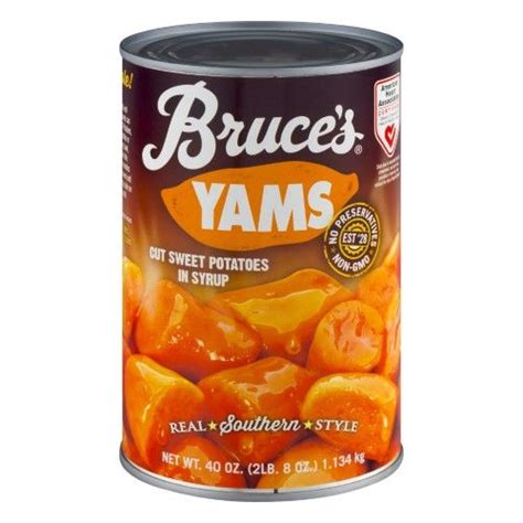 Bruce's sweet potato pie, harvest sweet potato pie, little sweet potato pies (empanadas replacers, 1 can (29 ounce) bruce'sweet potato pie filling, 2/3 c. Bruce's Yams, 40 Oz | Candied yams recipe, Canned sweet ...