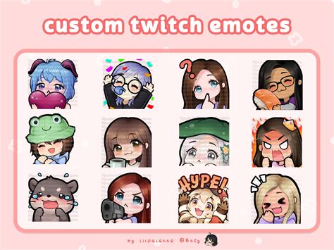 Custom Emotes Emojis Stickers Pack For Twitch Discord And My Xxx Hot Girl