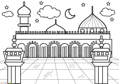 Mewarnai Masjid Untuk Anak Tk Homecare24