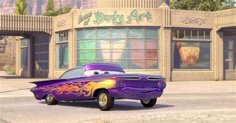 Dan The Pixar Fan Cars Purple Ramone