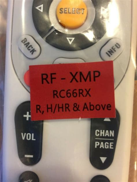 Directv Rc66rx Universal Remote Rf Xmp Replace Rc65rx Rc65r Rc64r Rc65