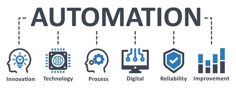 Automation Icon Vector Illustration Automation Technology Process