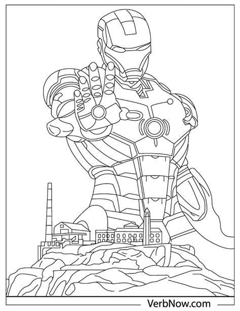 Ironman Coloring Page