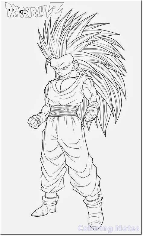 11 Free Dragon Ball Z Coloring Pages Printable For Kids