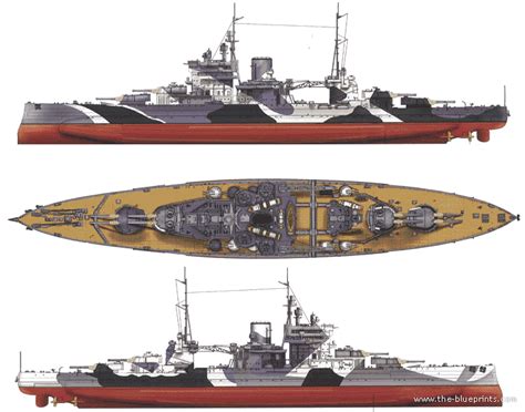 Hms Queen Elizabeth Battleship Drawing