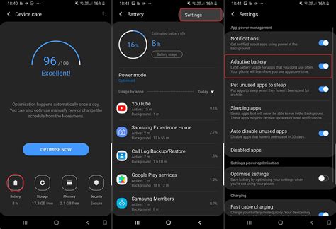 New One Ui Beta Brings Android Pies Adaptive Battery Feature Laptrinhx
