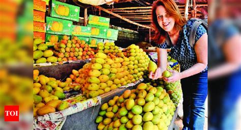 Foreigners Savour Desi Flavours At Mango Stalls Bengaluru News Times Of India