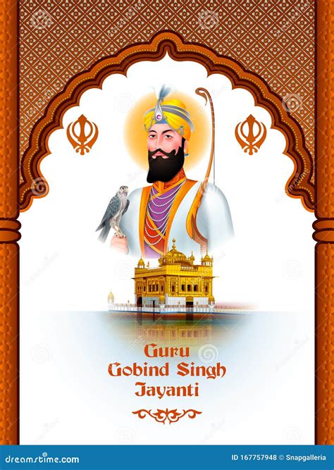 Happy Guru Gobind Singh Jayanti Festival For Sikh Celebration
