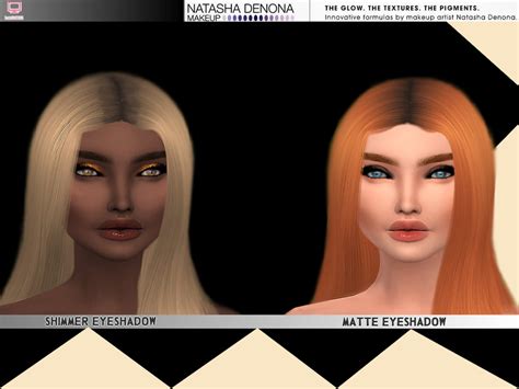 The Sims Resource Natasha Denona Gold Eyeshadow Palette Set