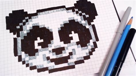 Pixel Art Facile Kawaii Panda Handmade Pixel Art How To Draw Kawaii Images