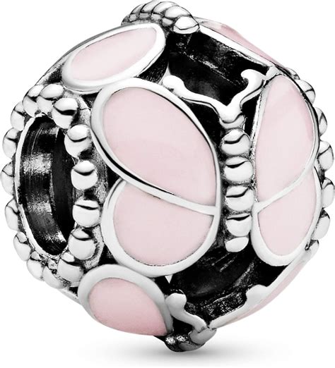Pandora Jewelry Pink Butterfly Sterling Silver Charm Clothing