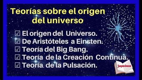 Cuáles Son TeorÍas Sobre El Origen Del Universo Teoría Del Big Bang