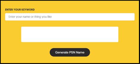 Psn Name Generator Generate Unique Names For Play Station Network
