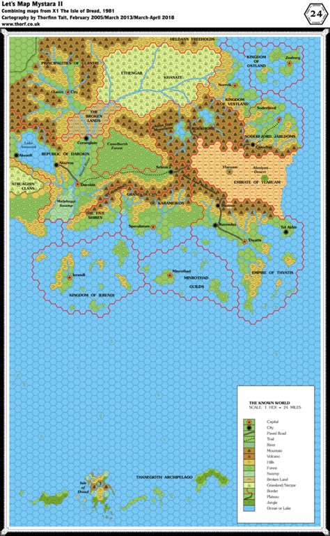 Let’s Map Mystara 1981 II – Thorfinn Tait Cartography