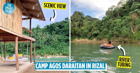 Camp Agos Daraitan In Tanay Rizal Has Riverside Bamboo Houses