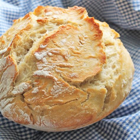 Crusty Bread (No-Knead and Baked in a Bowl!) - My Recipe ...