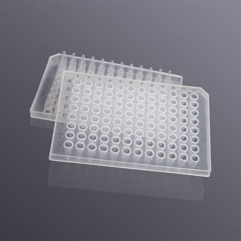 96 Well Pcr Microplate Half Skirt Clear Single Notch Labselect