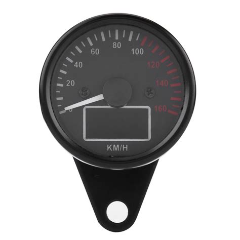 Digital Universal Motorcycle Dc V Kmh Gauge Speed Tachometer