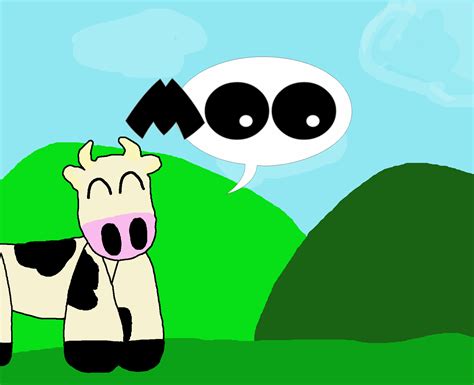 Cow Moo Moo By Hannahbodell On Deviantart