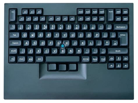 Shinobi Programmable Laptop Style Mx Blue Click Keyboard With Pointing