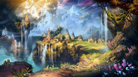 Fantasy Landscape Hd Wallpaper Background Image 1920x1080