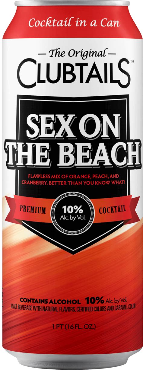 Sex On The Beach Clubtails Cocktail In A Can