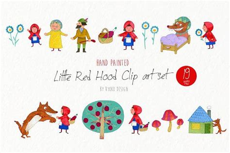 Little red riding hood watercolor | Little red riding hood, Red riding ...