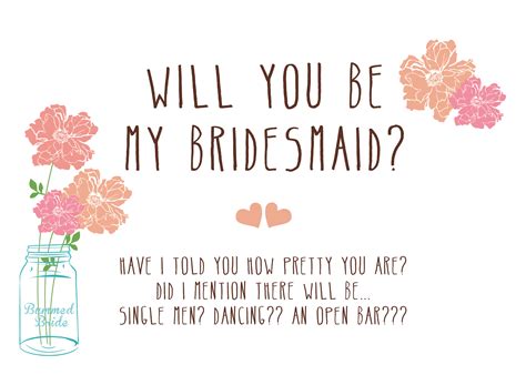 It would look great paired with a simple kraft paper envelope don't you think? Free Printable: Will You Be My Bridesmaid?