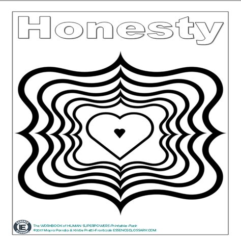 Honesty Activity Sheet Pre K Teach And Play