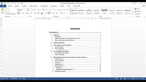 Maybe you would like to learn more about one of these? Cara membuat daftar isi secara otomatis di Microsoft Word ...