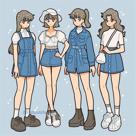 Fresh Bobatae Emily Kim Art Clothes Cute Art Styles Drawing Anime
