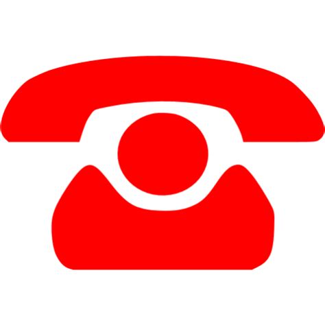 Red Phone Red Mobile Icon Png Rwanda 24