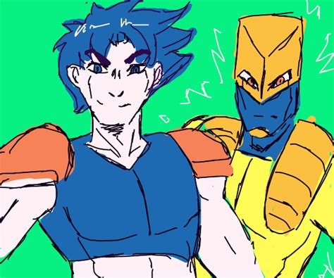 Jonathan Joestar Using Za Warudo Drawception